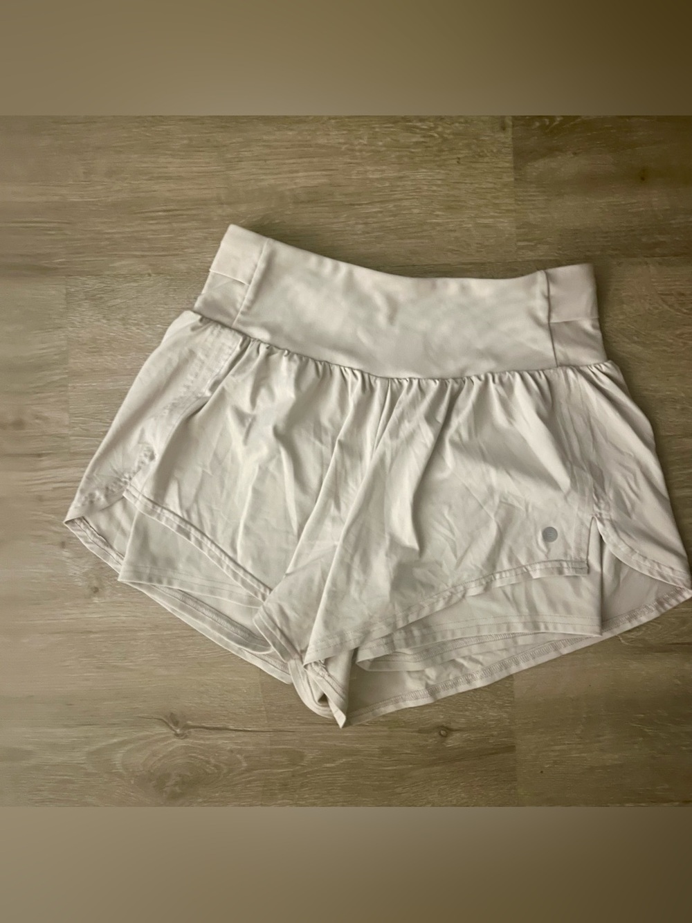 RBX Active Ivory 2-in-1 Running Shorts Built-In Liner Small